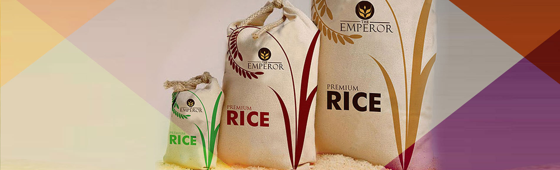 rice bag design - Captions Casual