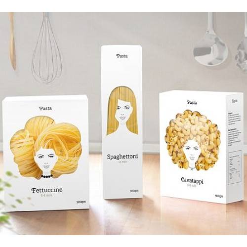 creative pasta packaging design 