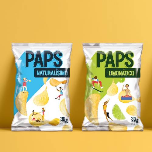 chips pouch packaging design