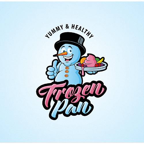 ice cream brand logo design 