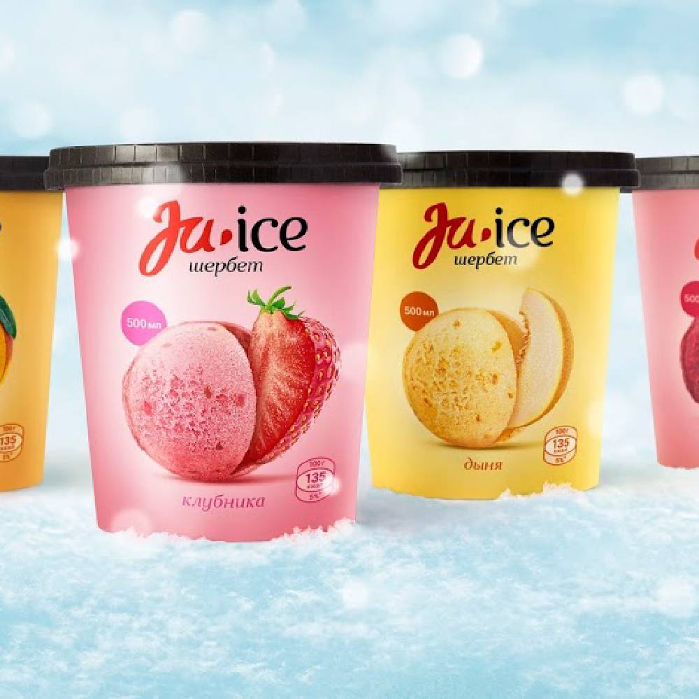 ice cream tub packaging design 