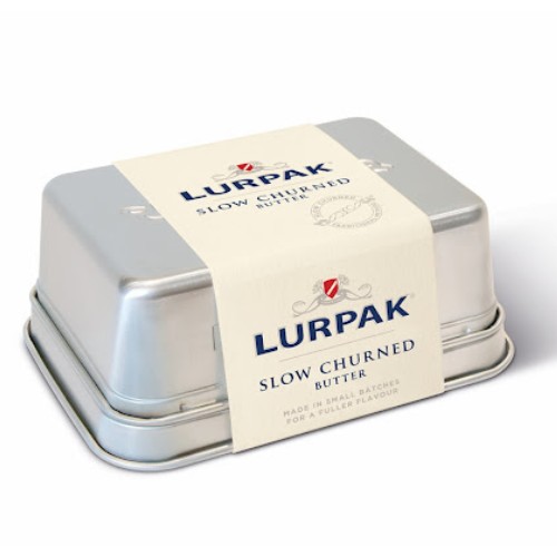 butter label design