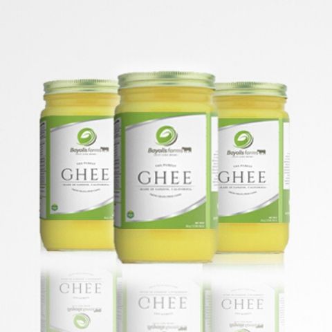 ghee label design