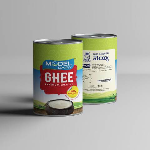 ghee packaging design idea