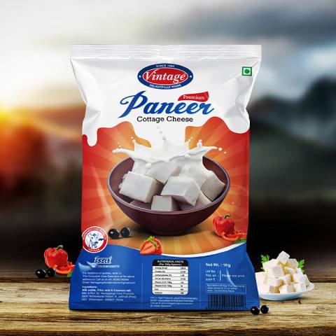 paneer pouch packaging design