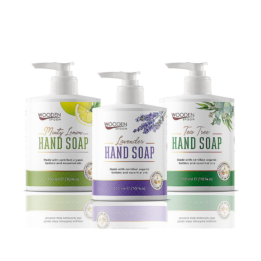 liquid hand wash label design 