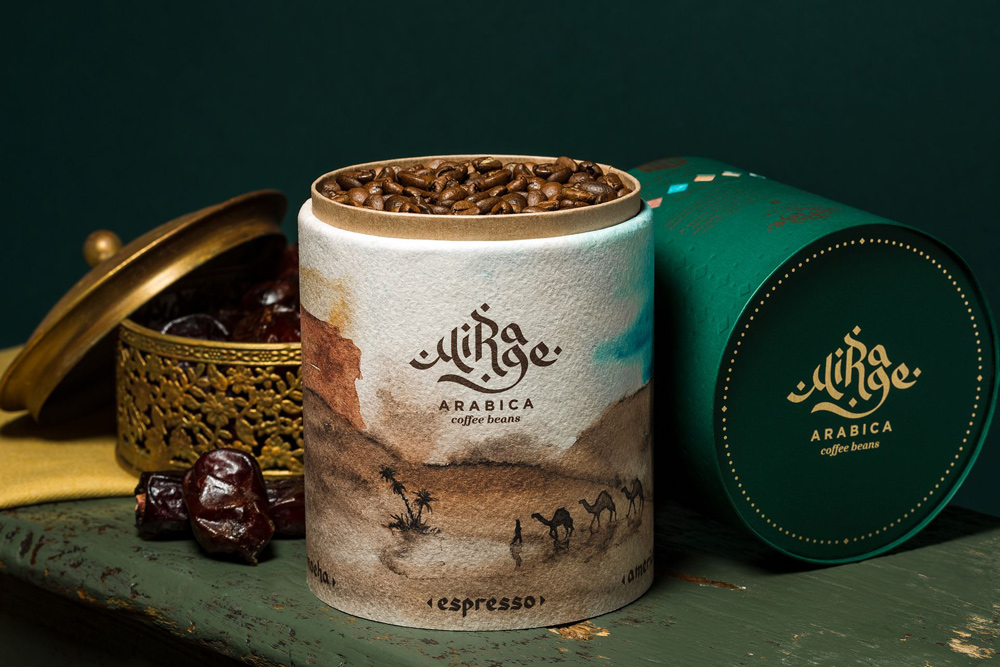 creative arabic packaging design )