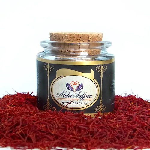 creative saffron label design 