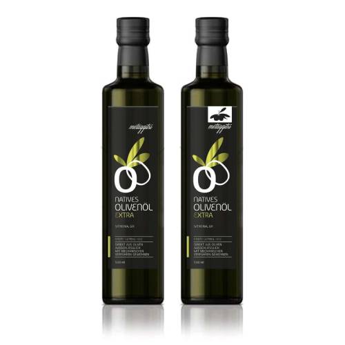 olive oil label design 