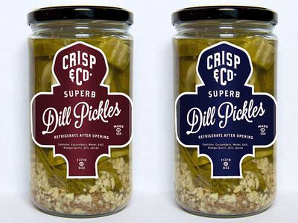 pickle label design