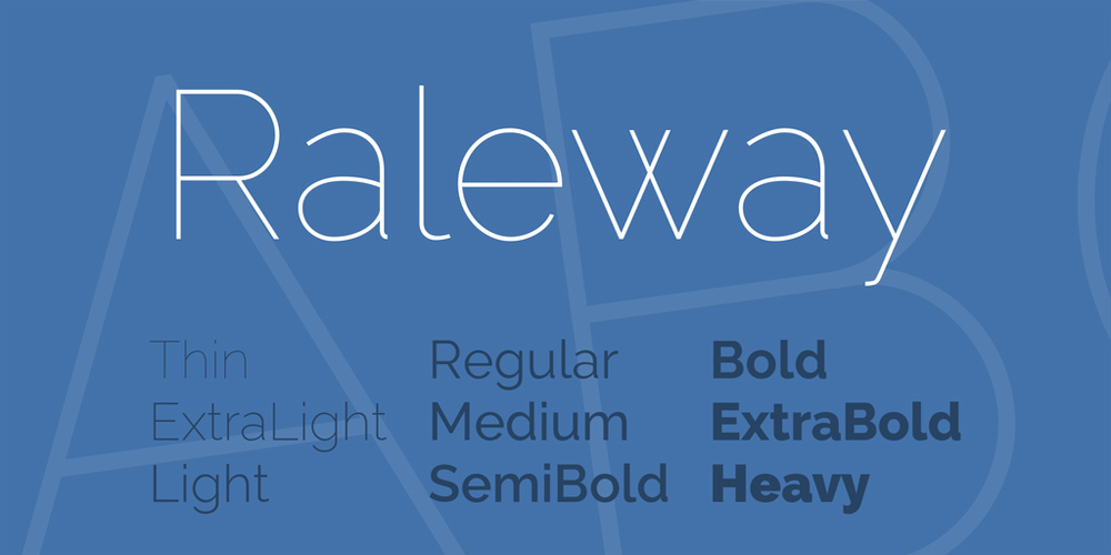 raleway-font-design