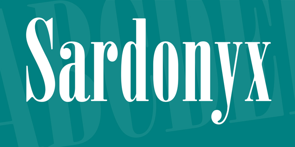 sardonyx-font