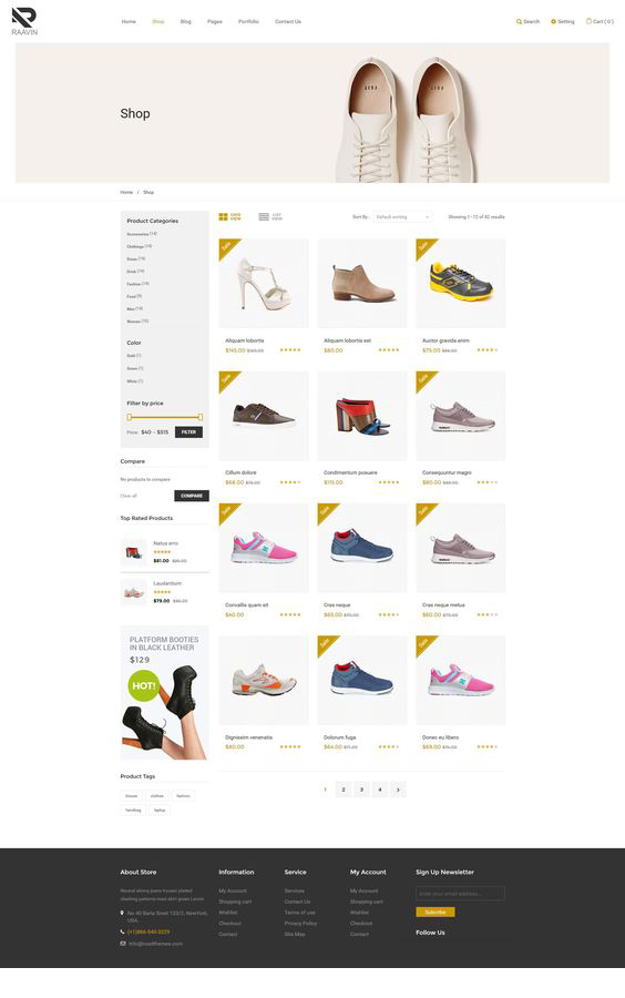 E-commerce website