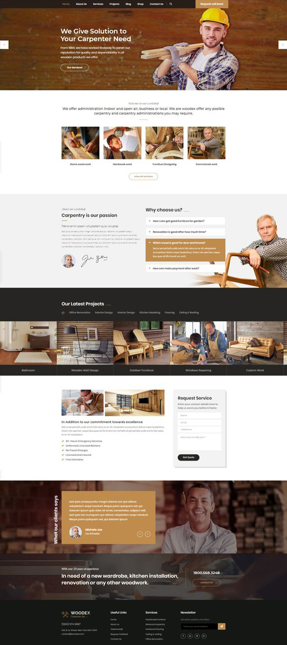 best business website template 