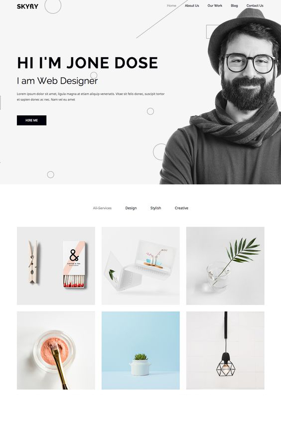 best portfolio website template 