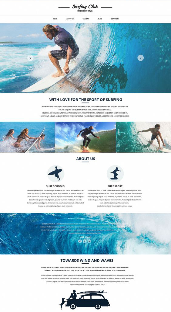 creative business website template 