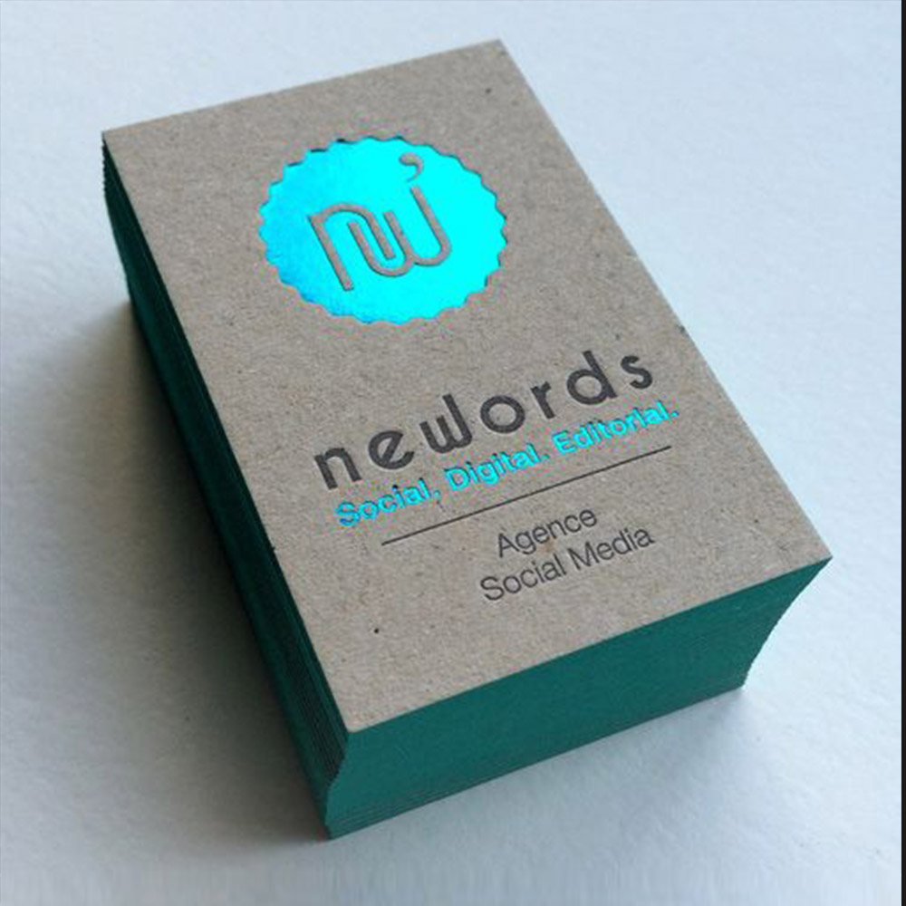 Creative Premium Letterpress Business Card Design