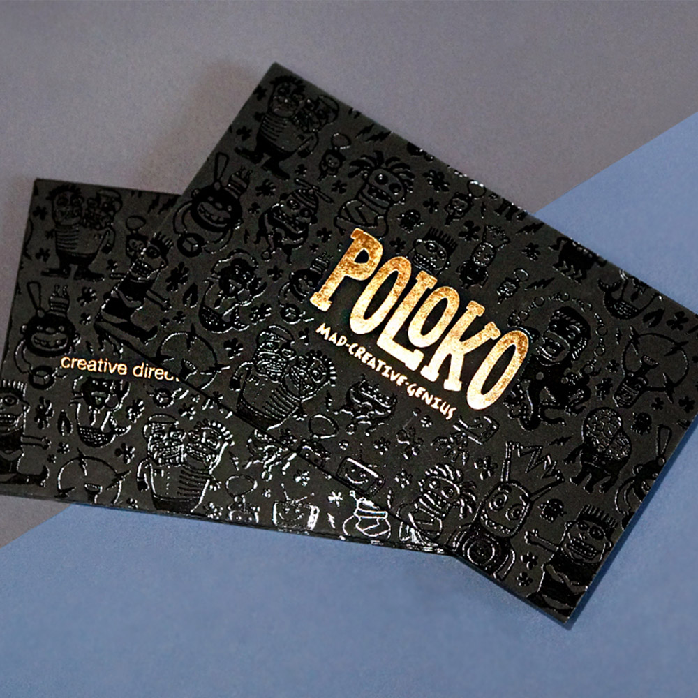 Foil Printing Luxury Business Crad Design Ideas