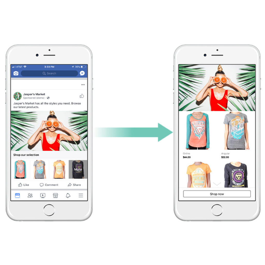 How to create facebook collection ads