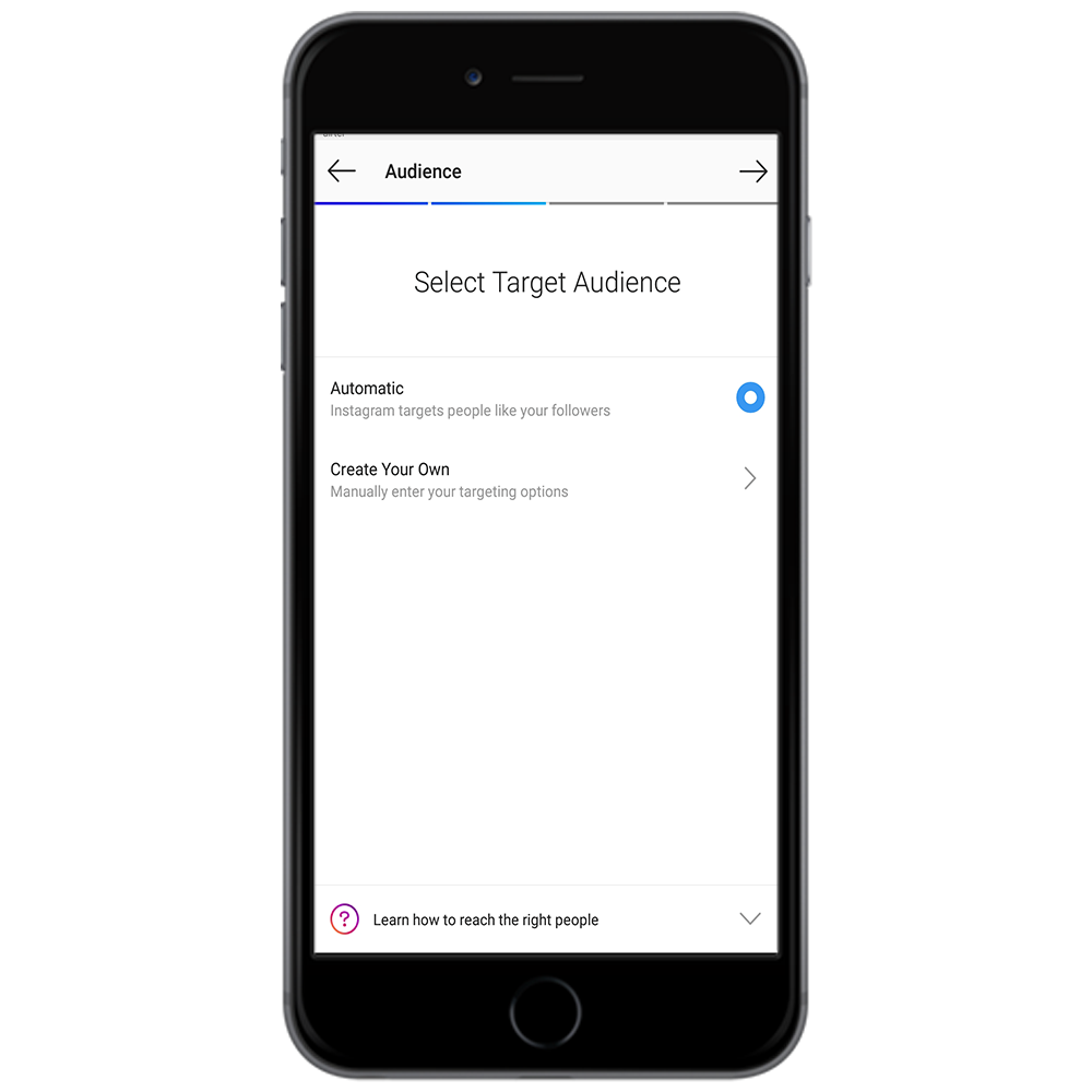 instagram ads campaign step-3-target audience