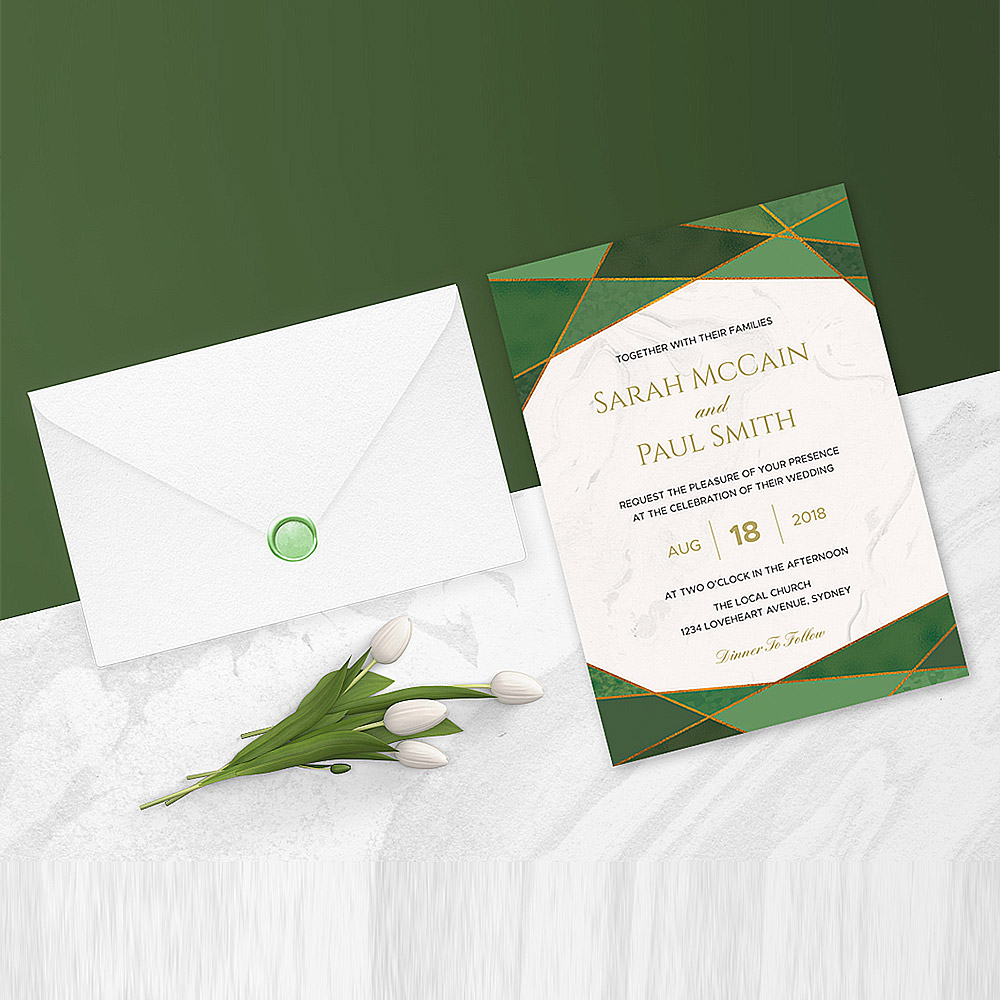 creative elegant wedding card design (2)