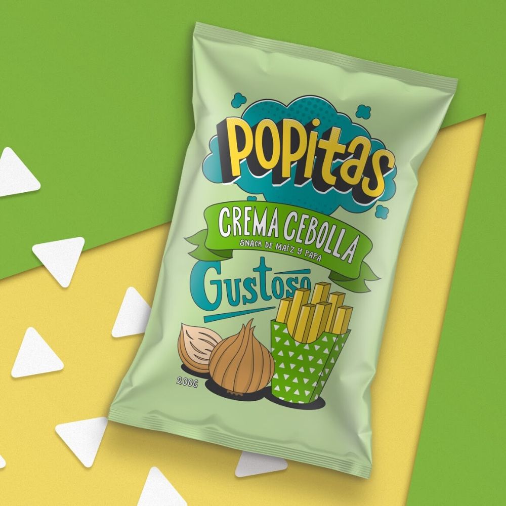 chips pouch packaging design 