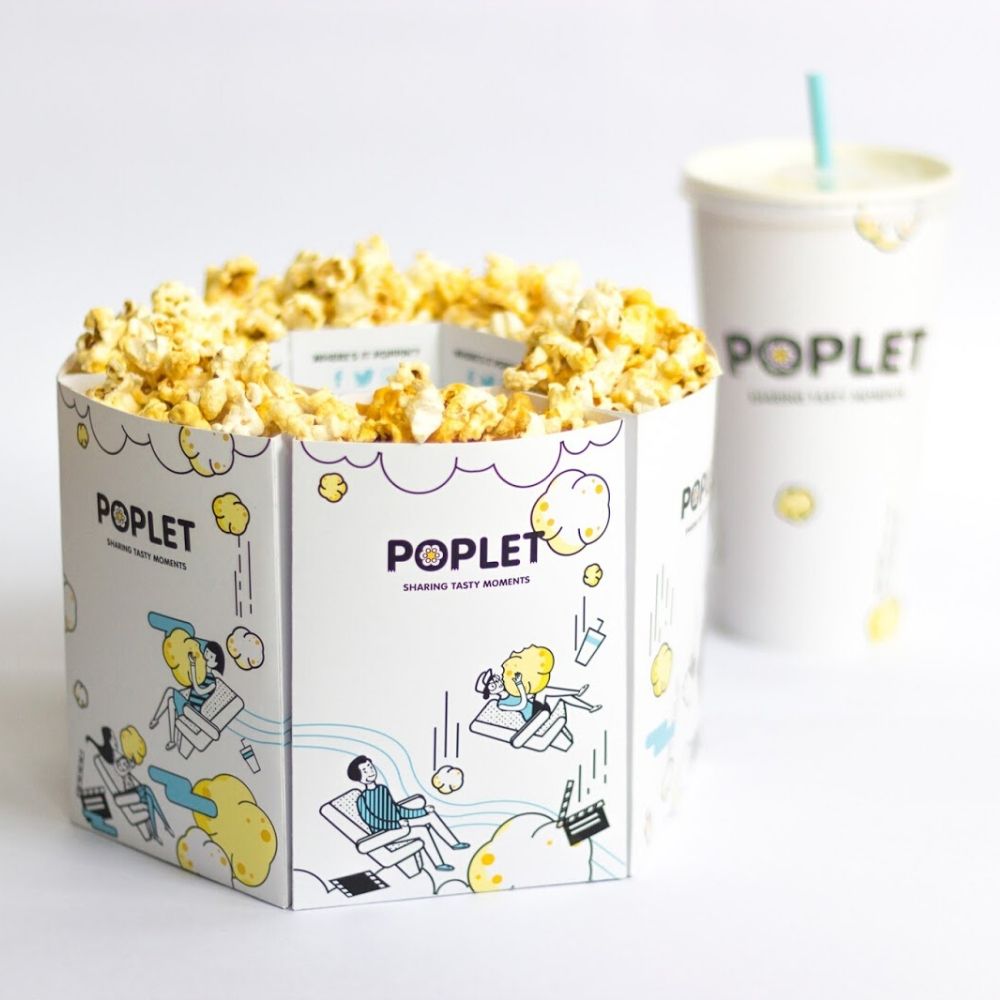 popcorn packaging design