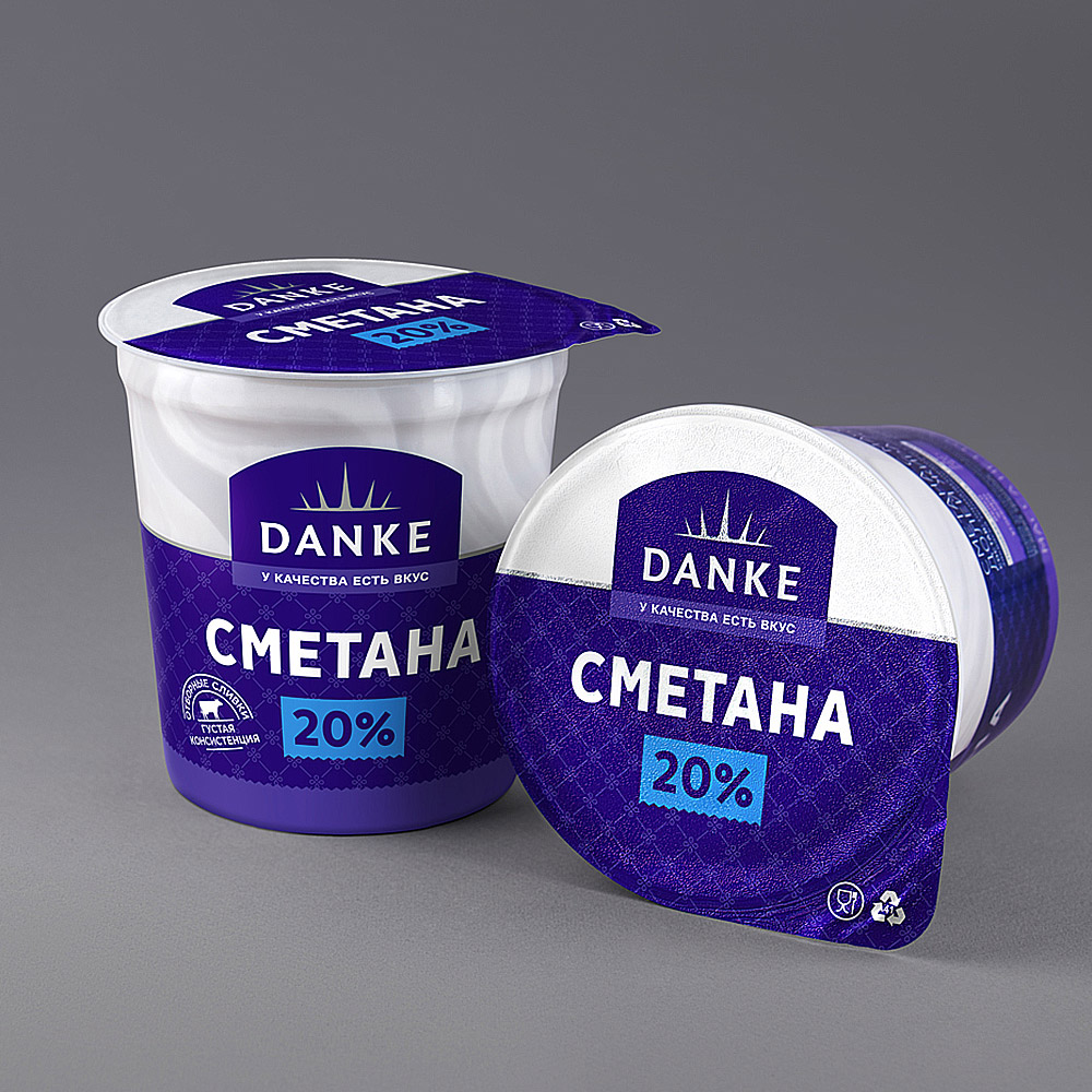 creative yogurt cup label design 