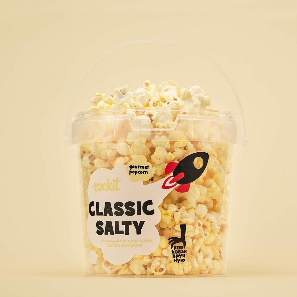 popcorn label design