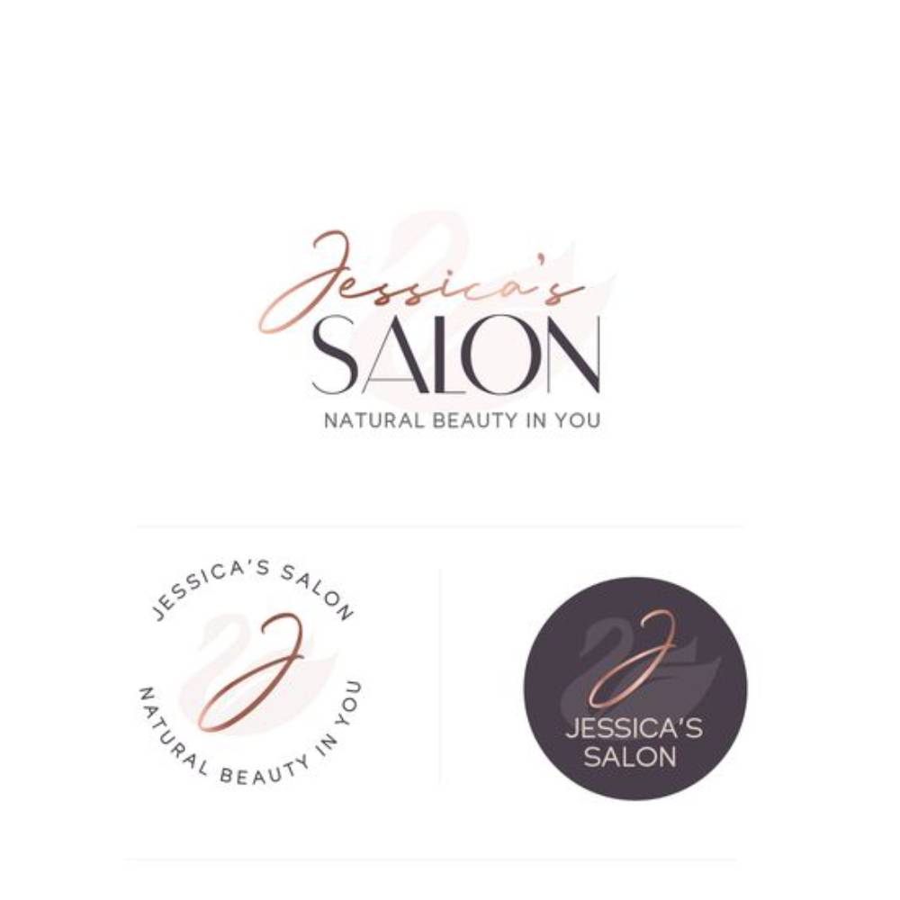 salon logo color palatte