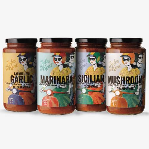 Pasta Sauces packaging design 