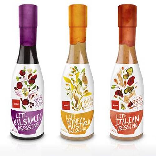 Salad Dressing packaging design 