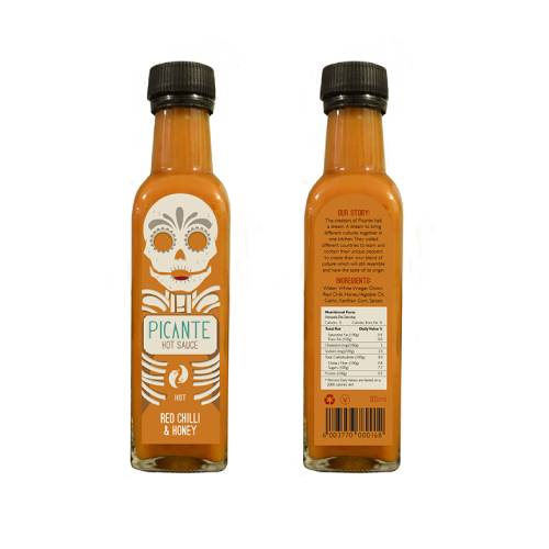 creative hot sauce label design 