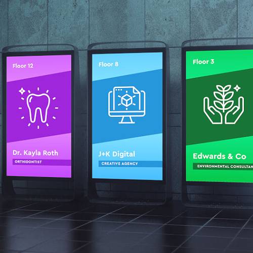 digital signage design ideas 