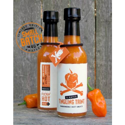 hot sauce packaging design 