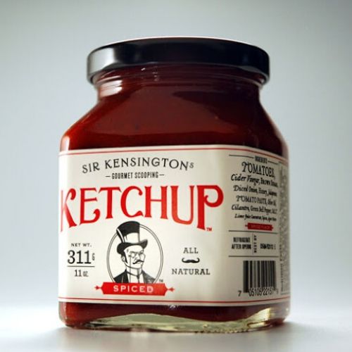 ketchup label design