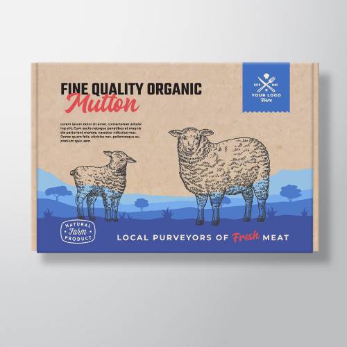 meat packaging design 