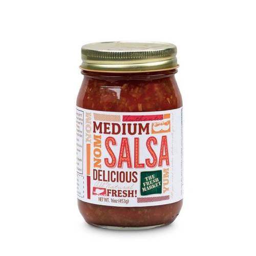 salsa jar label design 