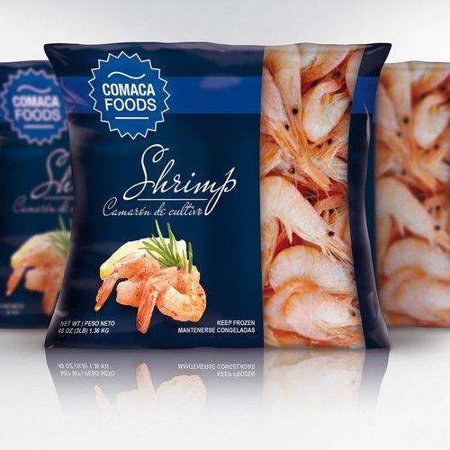 sea food packaging design 