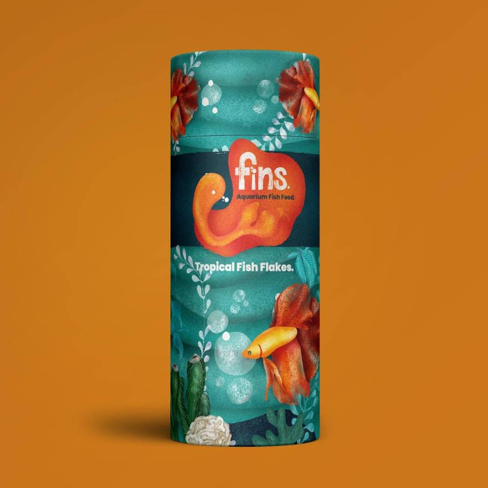 creative fish food packaging design