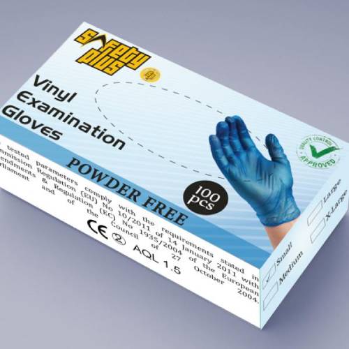 hand gloves box packaging design