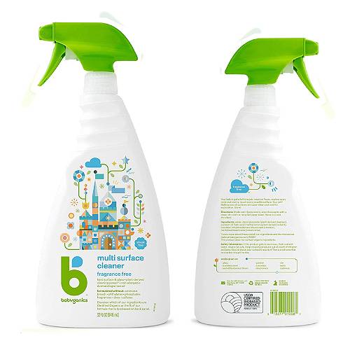 Household cleaners packaging
