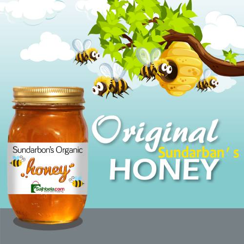 honey social media post design