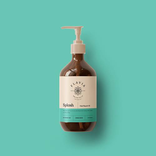 liquid hand soap bottle label design 