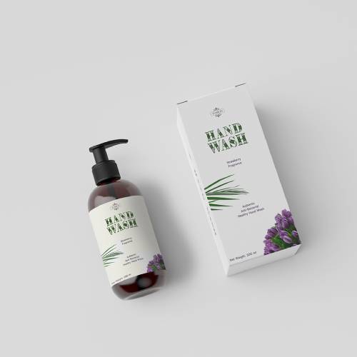 liquid hand soap box design 