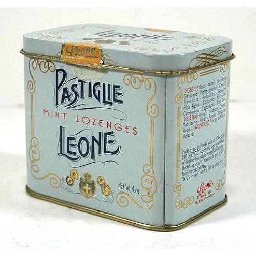 vintage tin box packaging design 