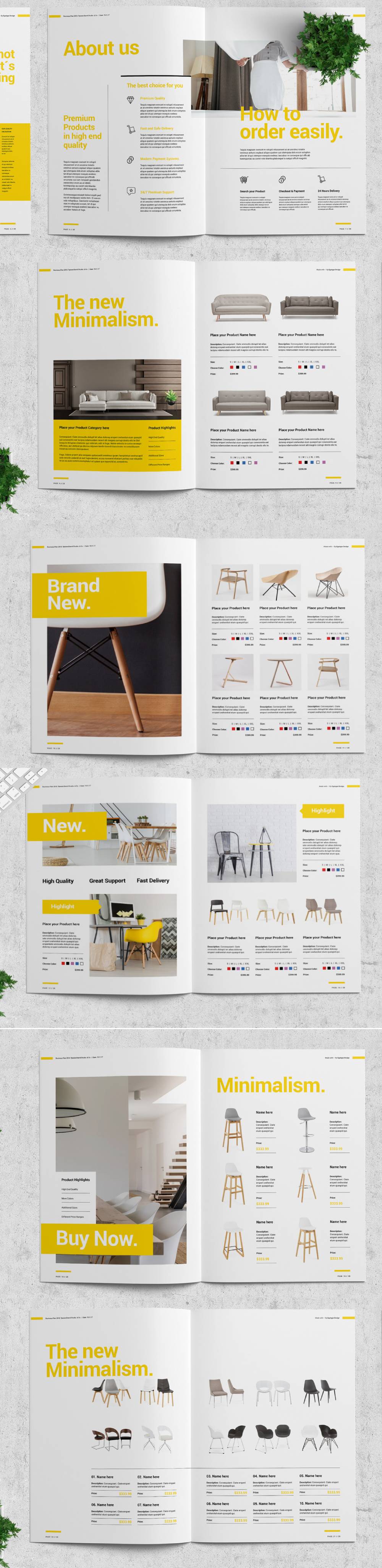 product catalogue design 