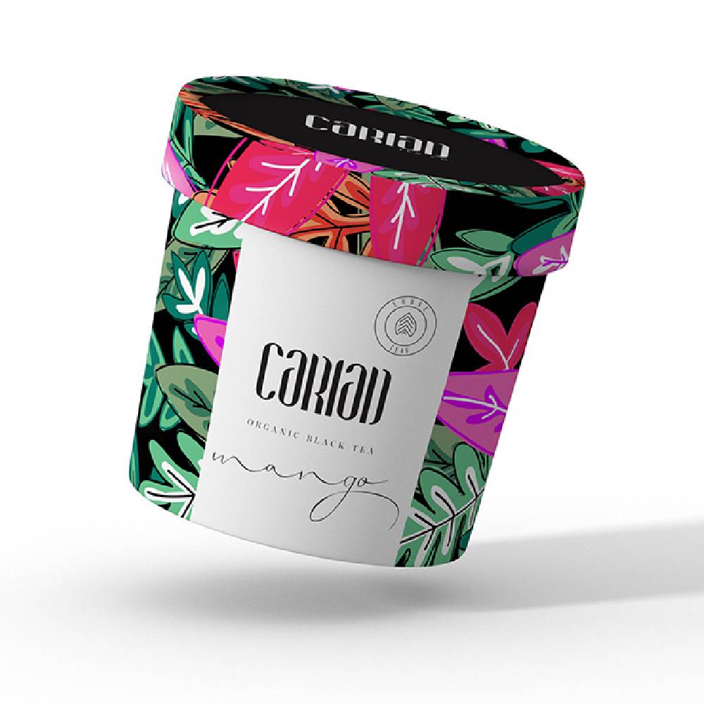 black tea packaging design 