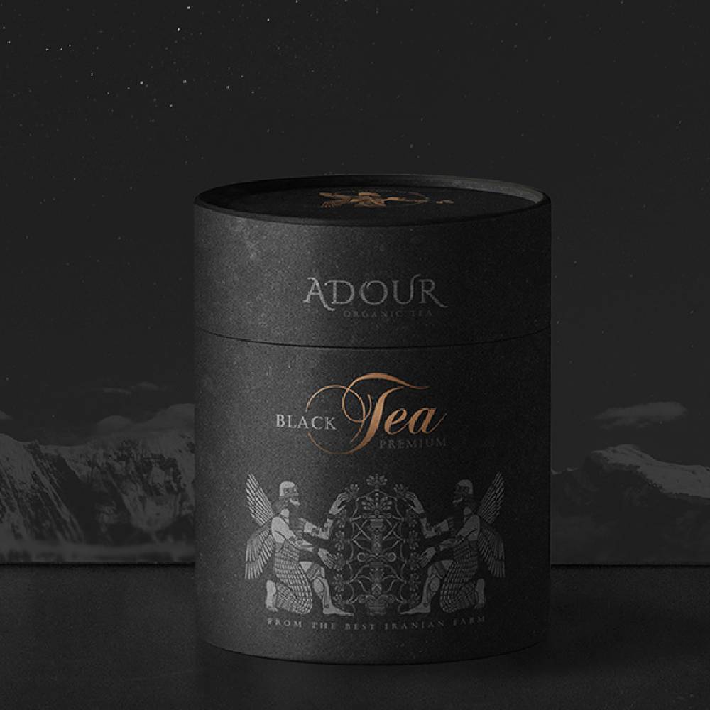 black tea packaging design 