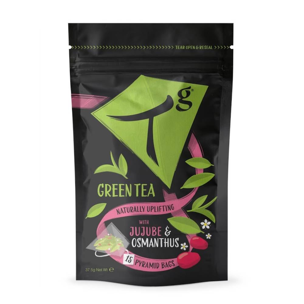 green tea packaging design